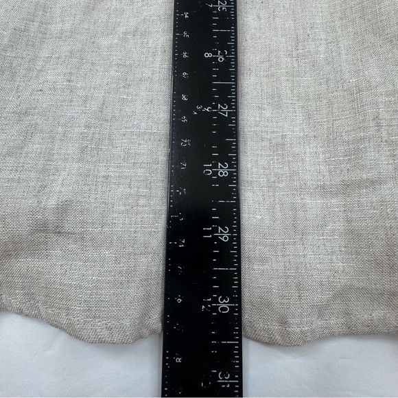 Cubavera Shirt Men Medium Off White 100%‎ Linen Classic Solid Relax Beach Summer - Picture 8 of 14